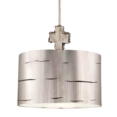 Silver Large Pendant for Kitchen or Dining Room by Lucas McKearn