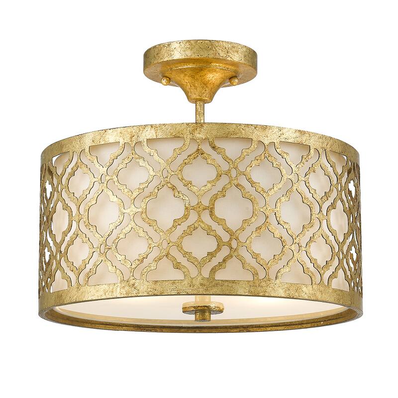 Arabella Medium Pendant in Distressed Gold by Lucas McKearn