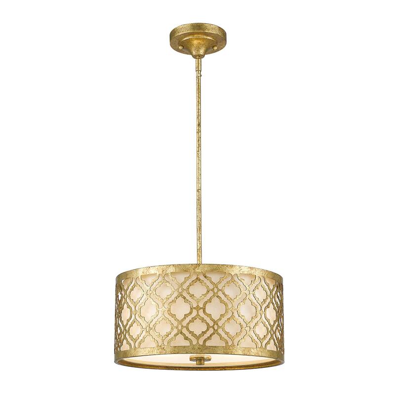 Arabella Medium Pendant in Distressed Gold by Lucas McKearn