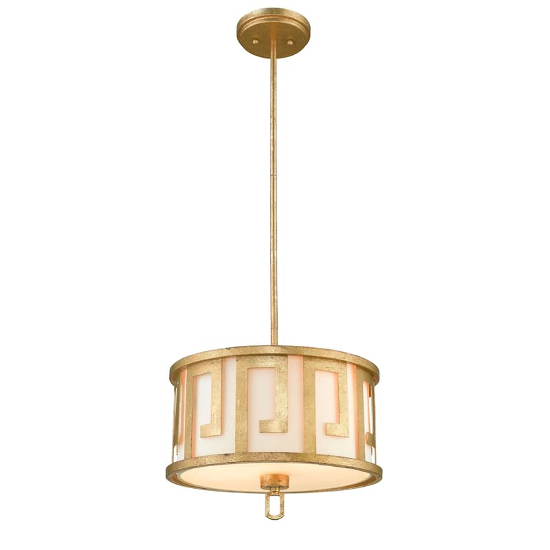 Medium Kitchen Pendant in Distressed Gold by Lucas McKearn