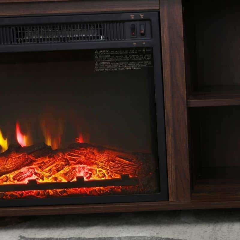 Carbon Loft LaFrancis TV Stand with Electric Fireplace