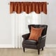 preview thumbnail 4 of 19, Hoorn Jacquard Valance and Pillow Sham 2-piece Set with Branch Pattern Burnt Orange