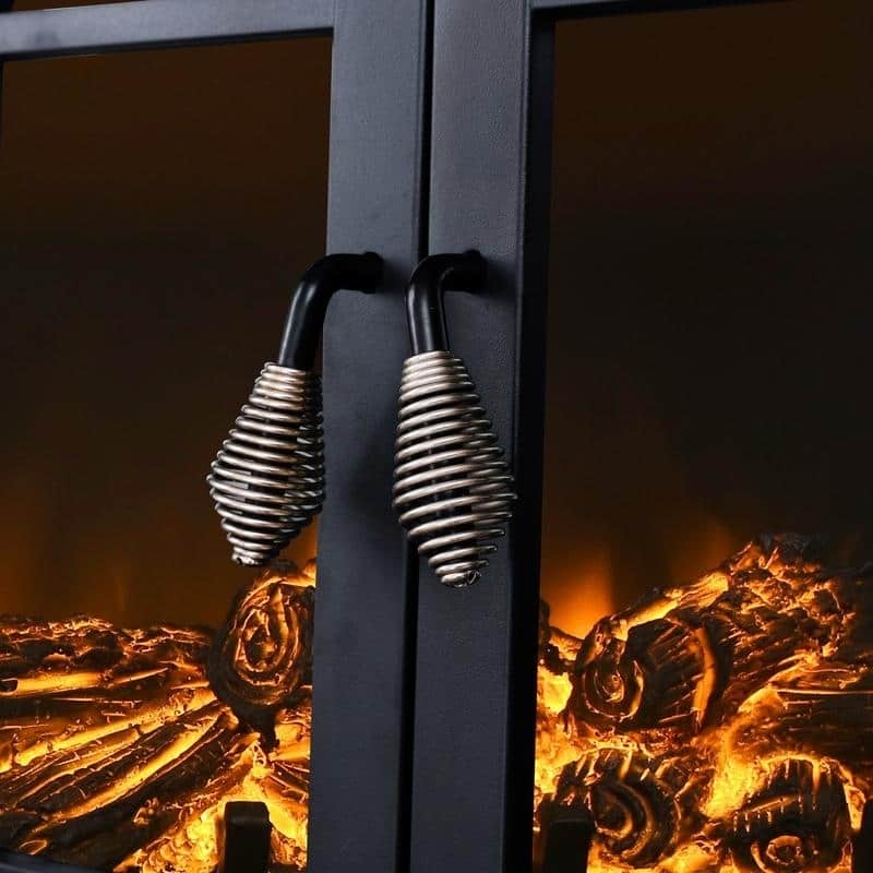 LOKATSE HOME Indoor Electric Freestanding Heater Fireplace