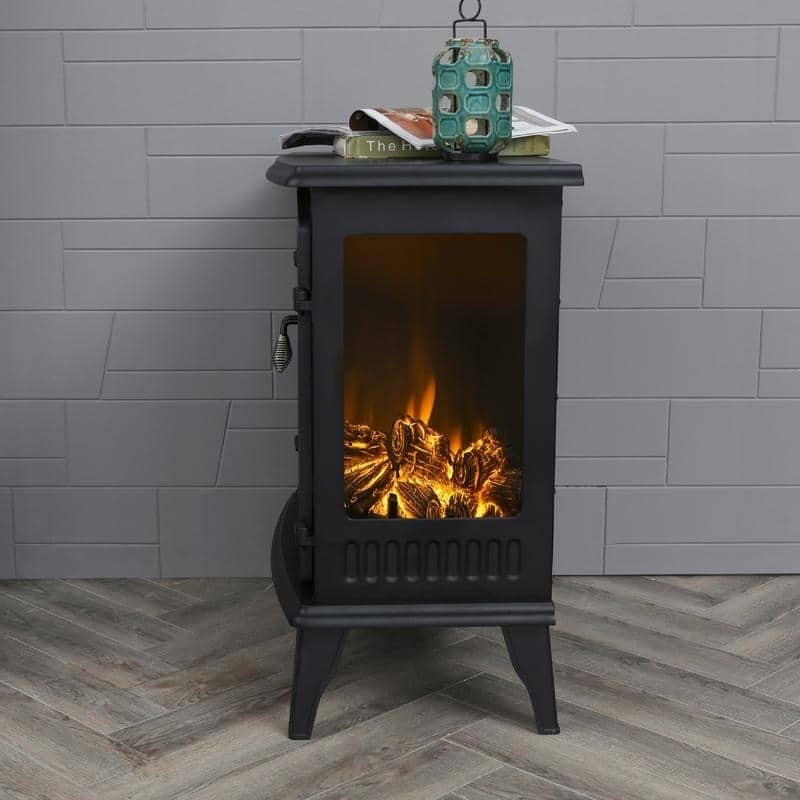 LOKATSE HOME Indoor Electric Freestanding Heater Fireplace