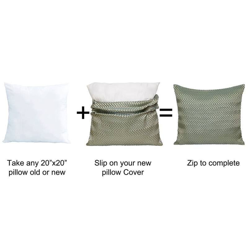 Hoorn Jacquard Valance and Pillow Sham 2-piece Set with Chevron Pattern