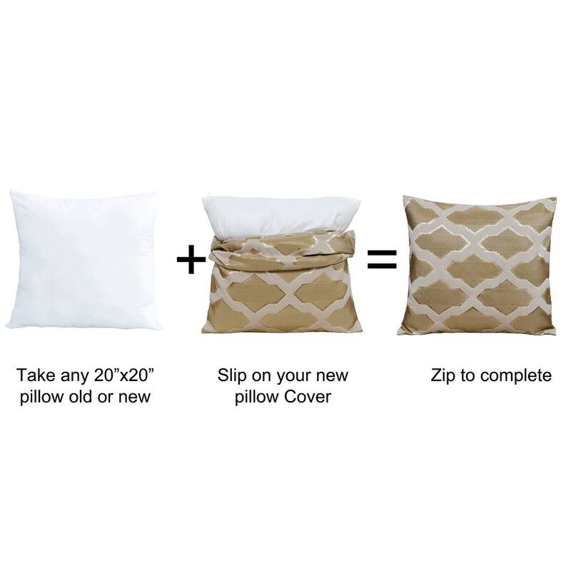 Hoorn Jacquard Valance and Pillow Sham 2-piece Set with Safi Pattern