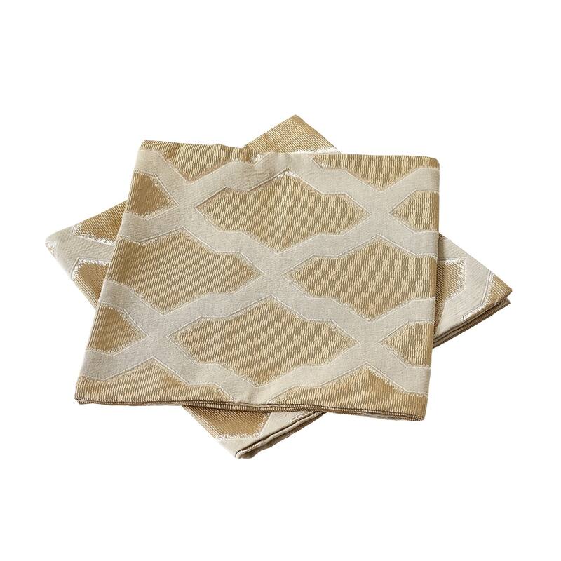 Hoorn Jacquard Valance and Pillow Sham 2-piece Set with Safi Pattern