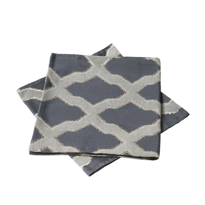 Hoorn Jacquard Valance and Pillow Sham 2-piece Set with Safi Pattern