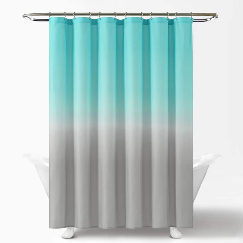 Lush Decor Umbre Fiesta Shower Curtain