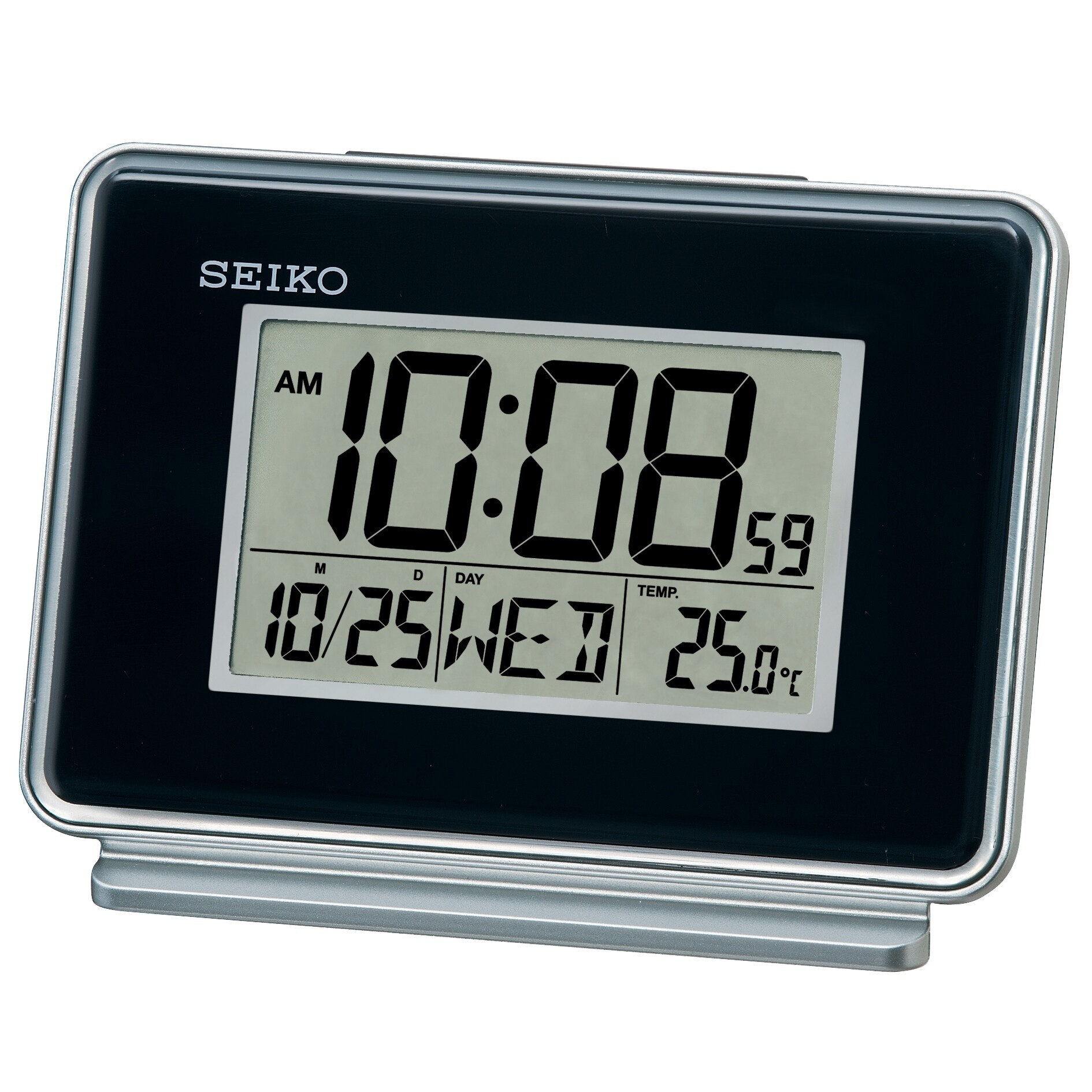 Seiko 4 Digital Dual Alarms Clock Overstock