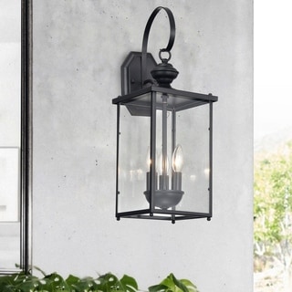 Nalu 3-Light Matte Black Wall Sconce