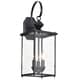preview thumbnail 2 of 1, Nalu 3-Light Matte Black Wall Sconce