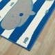 preview thumbnail 4 of 14, Mod-Tod Wonderful Whale Kids Rug