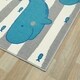preview thumbnail 9 of 14, Mod-Tod Wonderful Whale Kids Rug