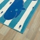 preview thumbnail 14 of 14, Mod-Tod Wonderful Whale Kids Rug
