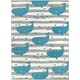 preview thumbnail 7 of 14, Mod-Tod Wonderful Whale Kids Rug