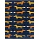 preview thumbnail 2 of 11, Mod-Tod Happy Fox Kids Area Rug