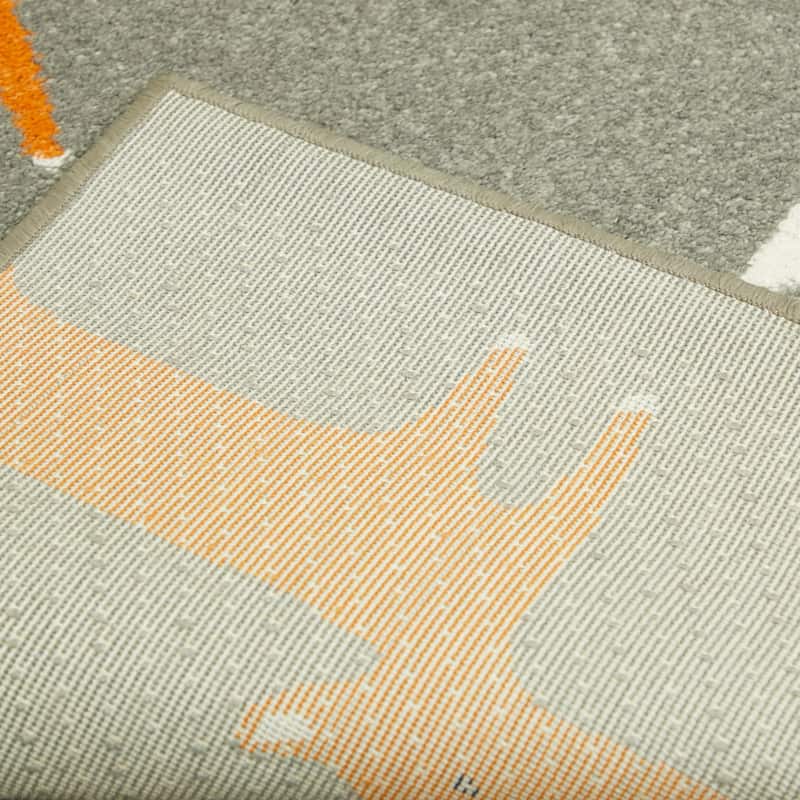 Mod-Tod Happy Fox Kids Area Rug