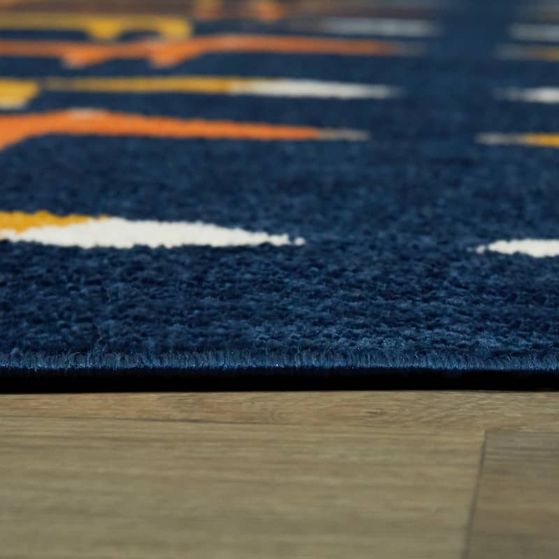 Mod-Tod Happy Fox Kids Area Rug