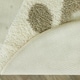 preview thumbnail 2 of 12, Mod-Tod Polar Bear Round Shag Kids Rug Animal Theme