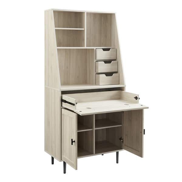 Shop Carson Carrington Modern Desk Hutch Cabinet On Sale