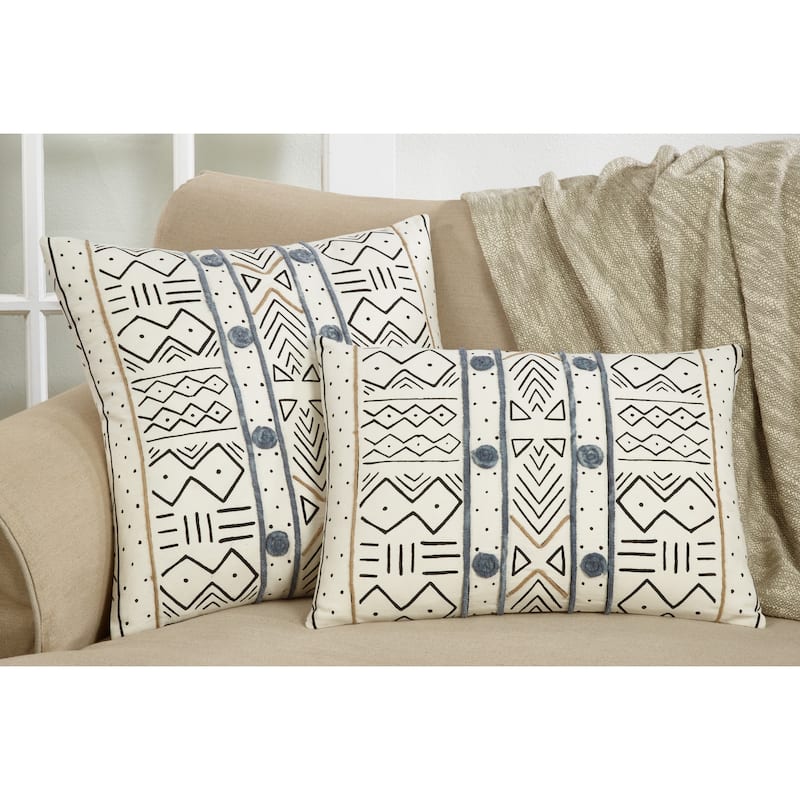 Mud Cloth Throw Pillow