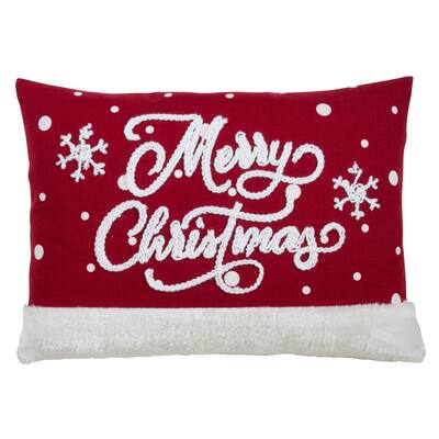 Buy Embroidered Christmas Saro Lifestyle Throw Pillows Online At