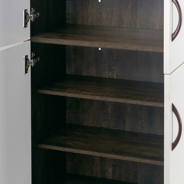 Shop Anthea Four Door Shoe Cabinet With Four Shelves On Sale