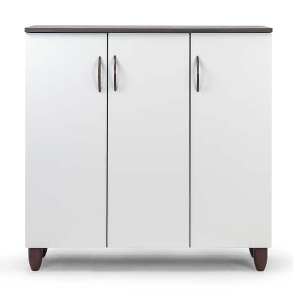 Shop Anthea Three Door Shoe Cabinet With Four Shelves Free