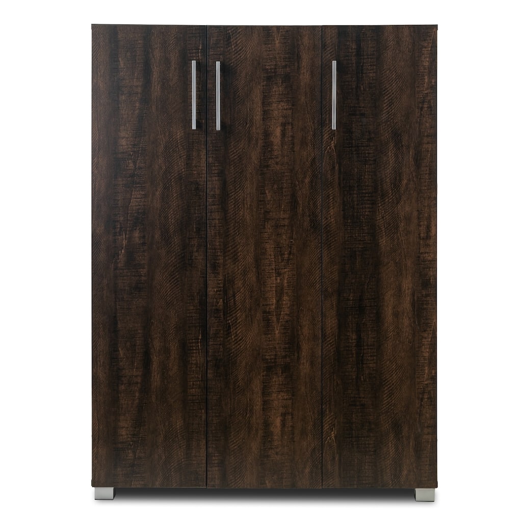 Antonia Three-door Shoe Cabinet with Five Shelves