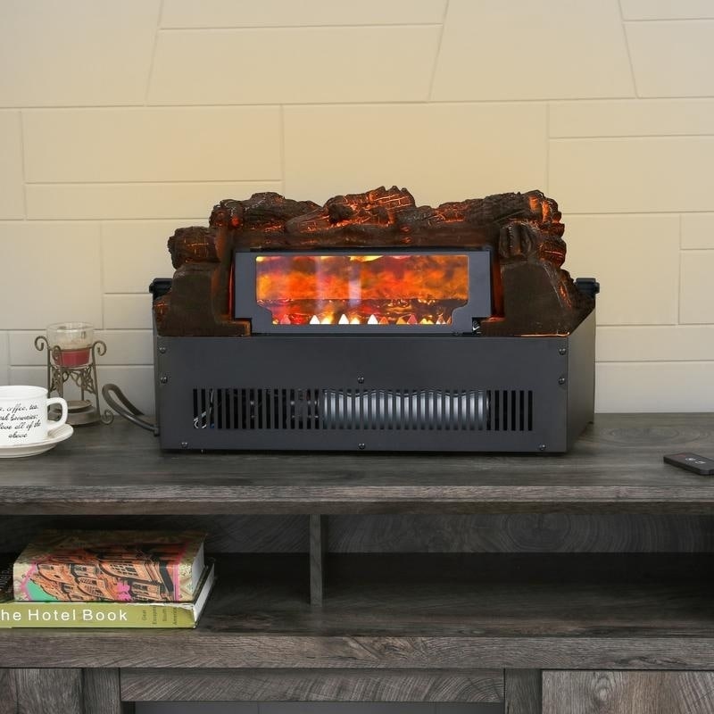LOKATSE HOME Indoor Electric Desktop Heater Fireplace - Bed Bath u0026 Beyond -  29821810
