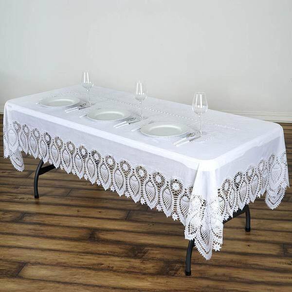Amazon Com Yourtablecloth Heavy Duty Flannel Backed Round Vinyl Tablecloth 6 Gauge Thickness Indoor And Outdoor Easy To Clean 60 Ruby Red Home Kitchen