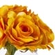 preview thumbnail 6 of 4, Enova Home Artificial 7 Heads Large Silk Roses Fake Flowers Arrangement in Clear Glass Vase with Faux Water for Home Decoration