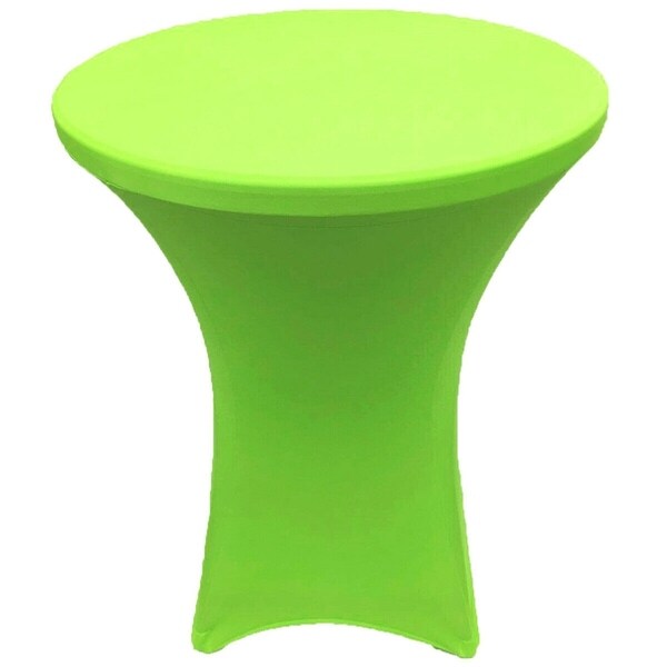 Cocktail Spandex Fitted Stretch Tablecloth 32" x 43" Apple Green