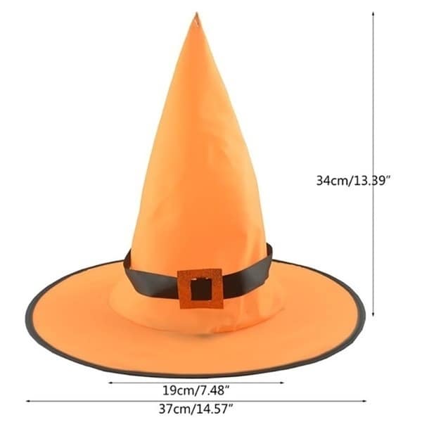 hanging light up witch hats