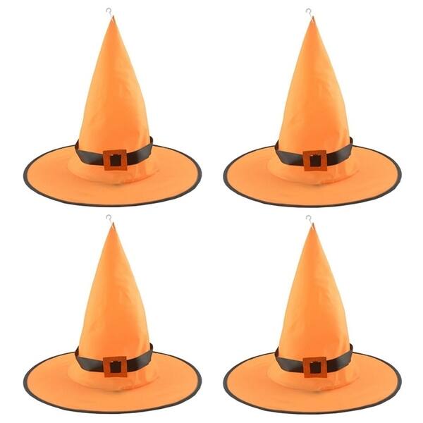Shop 1 2 4pcs Halloween Glowing Witch Hat Led Decoration Lights