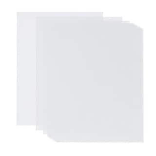 100 Sheets Pack Vellum Paper - White Translucent Sketching Paper - 8.5 ...