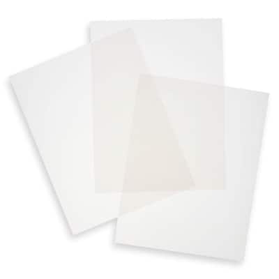 50-Sheets Silver Vellum Paper for Card Making, Invitations, Scrapbook, 8.5 x 11"
