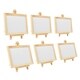 Mini Message Board - 6-Pack Wooden Framed White Chalkboard Sign with ...