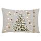 Christmas Tree Throw Pillow With LED Lights