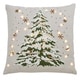 preview thumbnail 19 of 18, Christmas Tree Throw Pillow With LED Lights