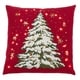 preview thumbnail 10 of 18, Christmas Tree Throw Pillow With LED Lights