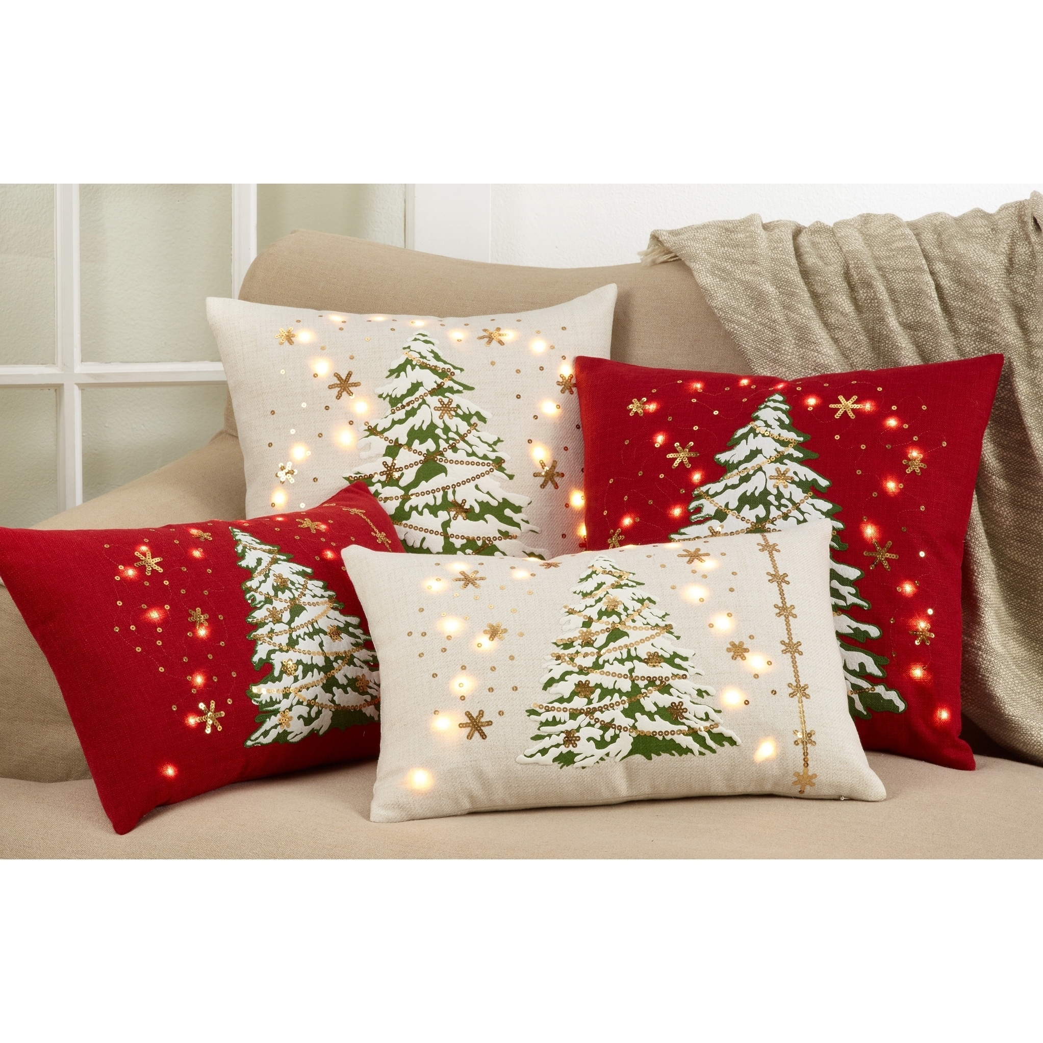 Throw Pillow  13” x 10” Beautiful Handmade Nightmare Before Christmas Accent 