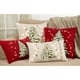 preview thumbnail 1 of 18, Christmas Tree Throw Pillow With LED Lights