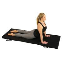 Sunny Health & Fitness No. 048 Tri-Fold Exercise Mat - Black