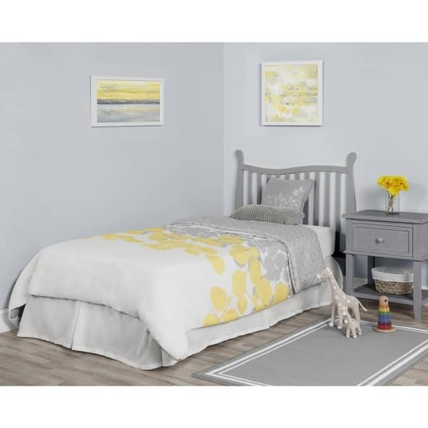 Shop Dream On Me Piper 4 In 1 Convertible Mini Crib Pebble Grey