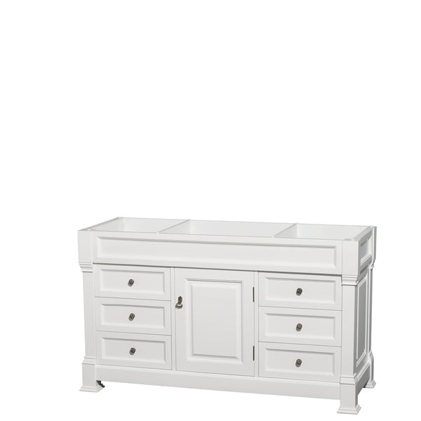 Andover 60-Inch Single Vanity, No Top, No Sink, No Mirror