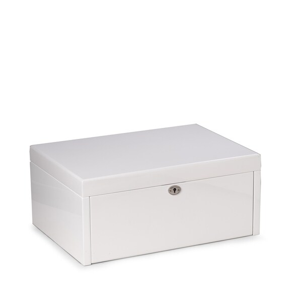 white jewelry chest