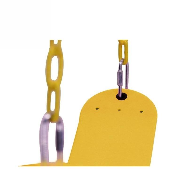 Heavy Duty Swing Seat Set Swings Slides Gyms Outdoor Green/yellow