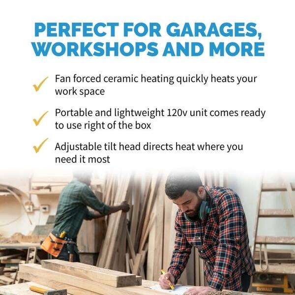Shop Newair Electric Portable Ceramic Garage Heater Compact Size